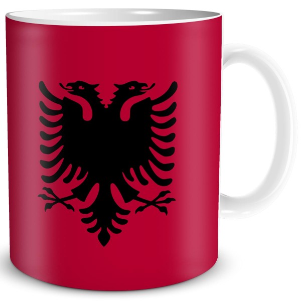 Flagge Albanien, Tasse 300 ml