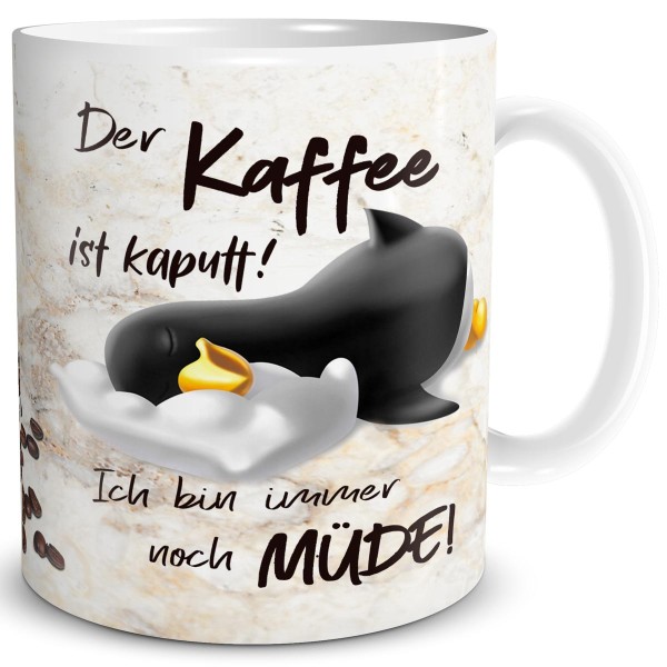 Pinguin Kaffee Kaputt, Tasse 300 ml