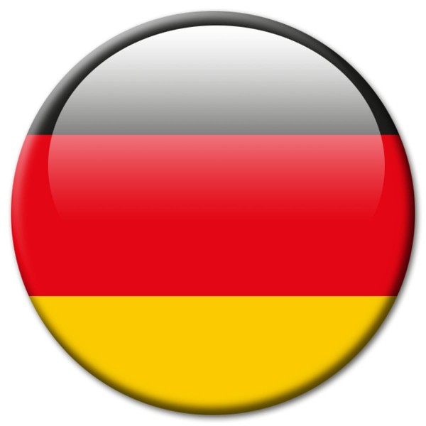 Flagge Deutschland, Magnet 5 cm