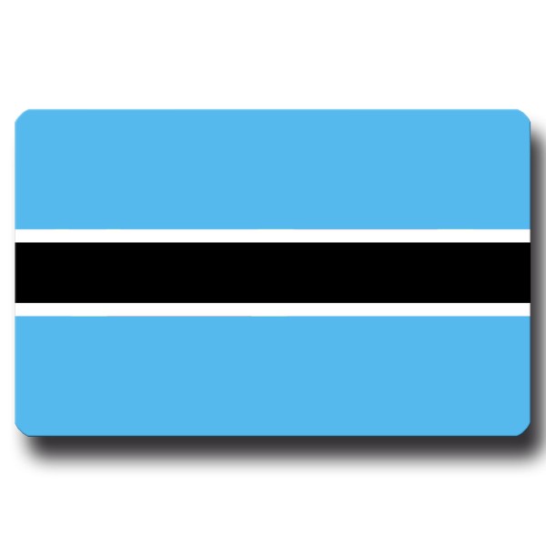Flagge Botswana, Magnet 8,5x5,5 cm