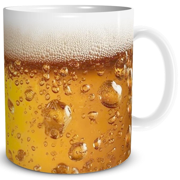 Bierglas Schaumkrone, Fun Bier Tasse 300 ml