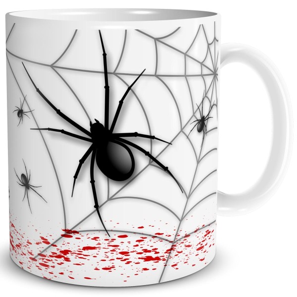 Spinnen Blut, Horror Tasse 300 ml