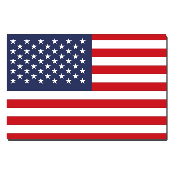 USA Flagge, Blechschild 20x30 cm