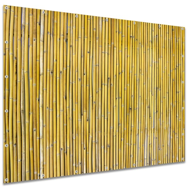 Sichtschutzbanner Bambuszaun Beige, 250x180 cm