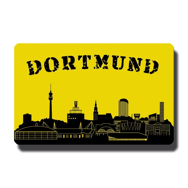 Dortmund Skyline, Magnet 8,5x5,5 cm