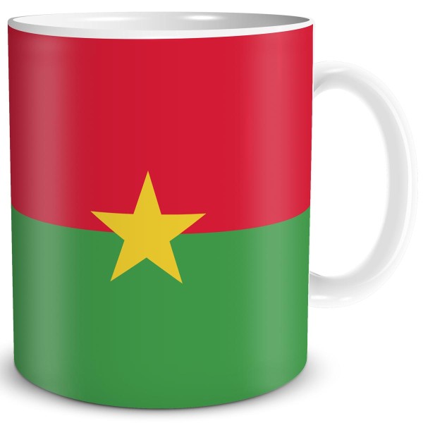Flagge Burkina Faso, Tasse 300 ml