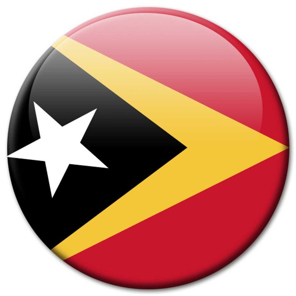 Flagge Osttimor, Magnet 5 cm