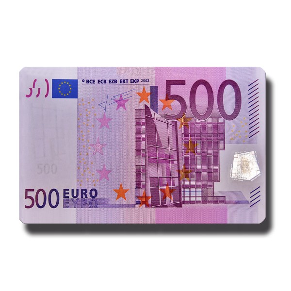 500 Euroschein, Geldschein Magnet 8,5x5,5 cm