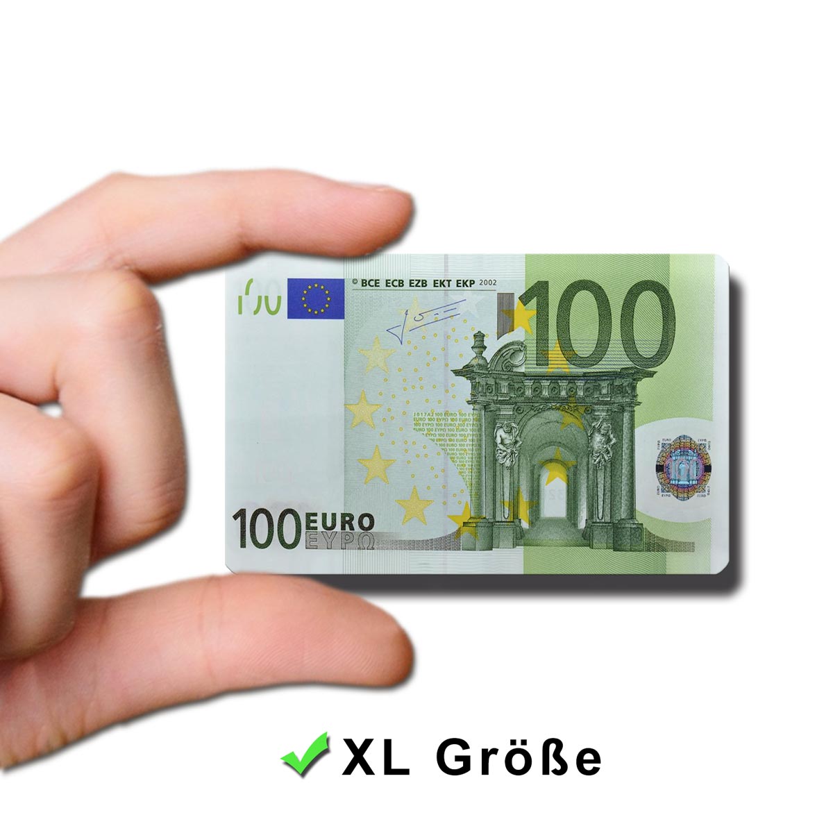 100 Euroschein, Geldschein Magnet 8,5x5,5 cm, Geld, Magnete