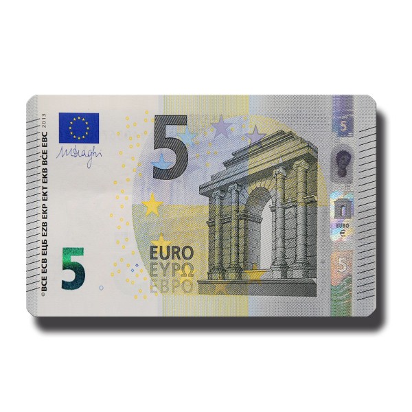5 Euroschein, Geldschein Magnet 8,5x5,5 cm