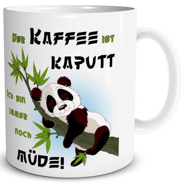 Panda Kaffee Kaputt, Tasse 300 ml