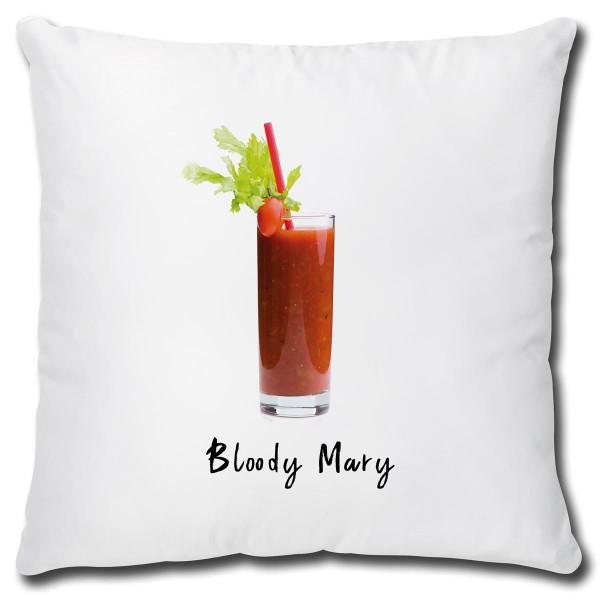 Cocktail Bloody Mary, Kissen 40x40 cm