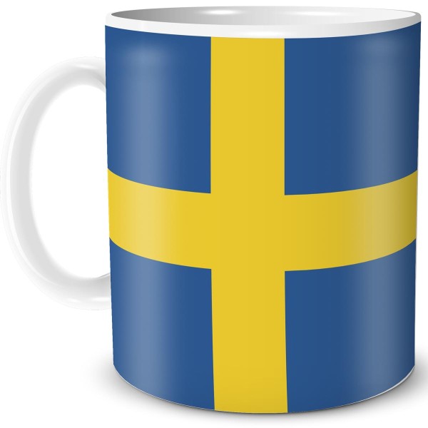 Flagge Schweden, Tasse 300 ml