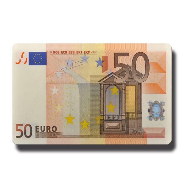 50 Euroschein, Geldschein Magnet 8,5x5,5 cm
