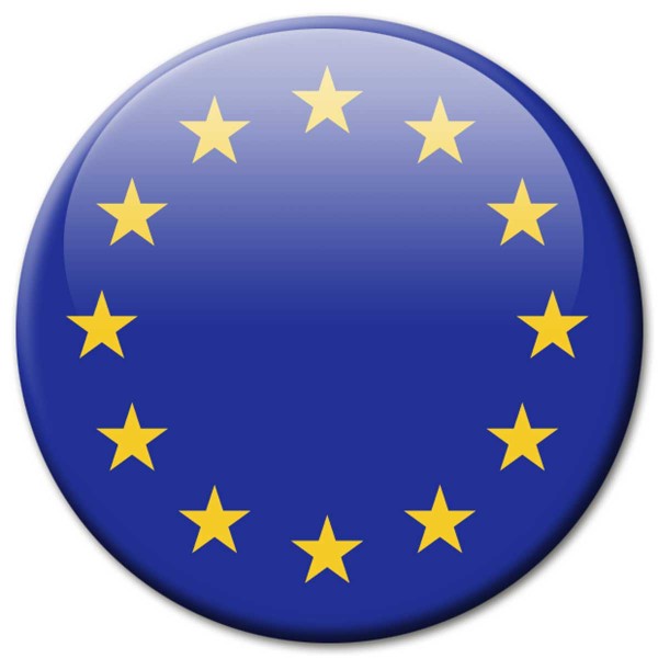 Flagge Europa, Magnet 5 cm