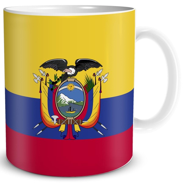 Flagge Ecuador, Tasse 300 ml