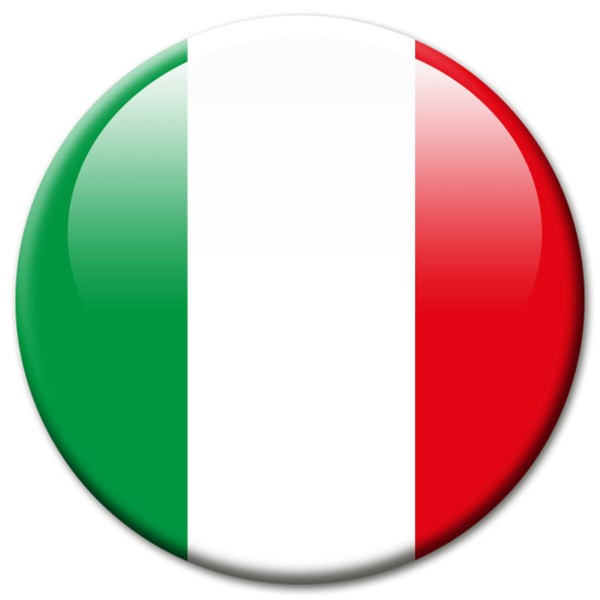 Flagge Italien, Magnet 5 cm