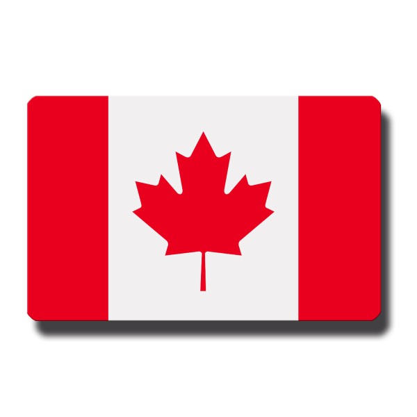 Flagge Kanada, Magnet 8,5x5,5 cm