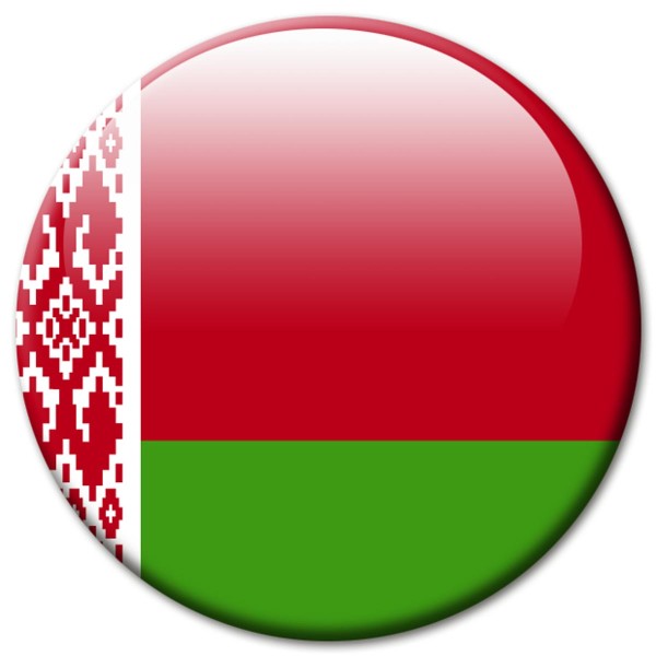 Flagge Belarus Weißrussland, Magnet 5 cm