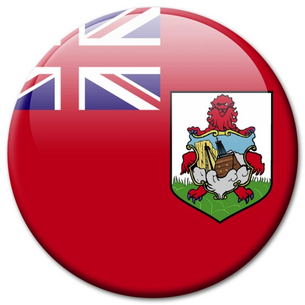 Flagge Bermuda, Magnet 5 cm