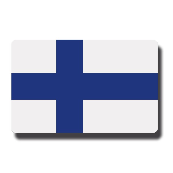 Flagge Finnland, Magnet 8,5x5,5 cm