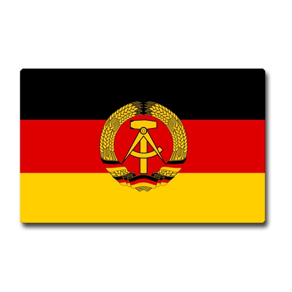Flagge DDR, Magnet 85x55 mm