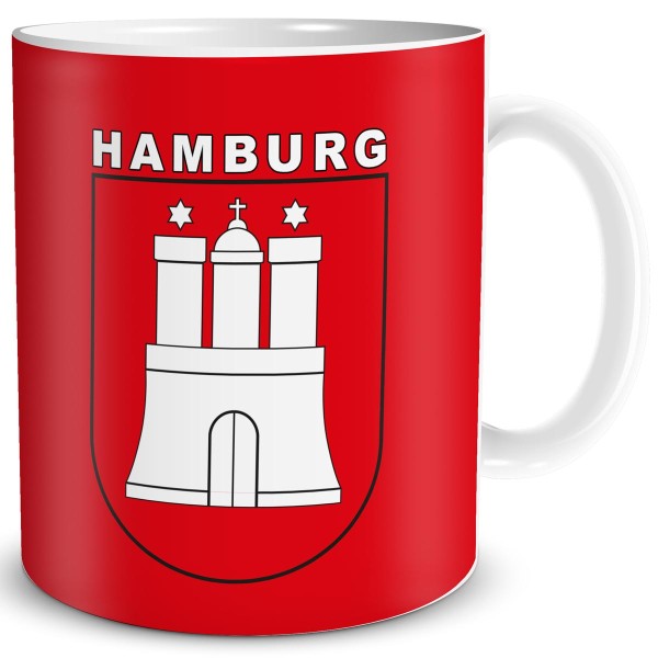 Stadt Wappen Hamburg, Tasse 300 ml