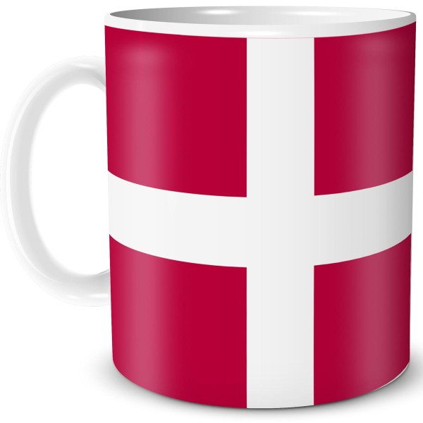 Flagge Dänemark, Tasse 300 ml
