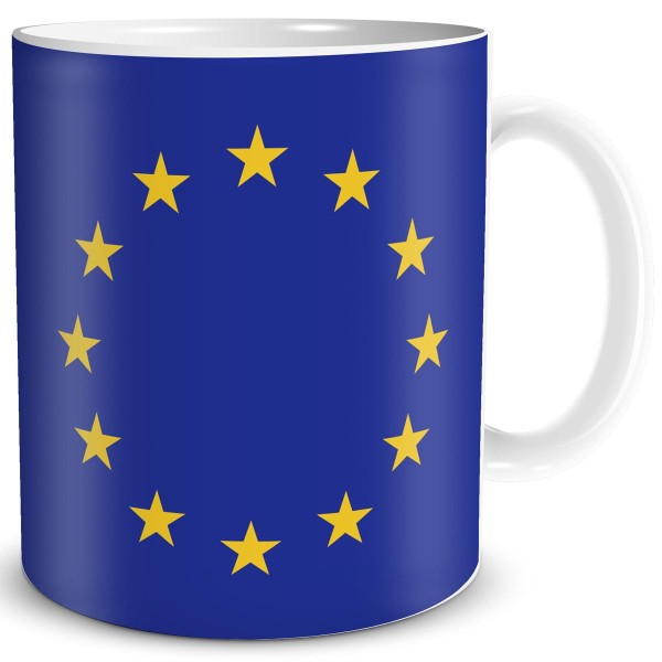 Flagge Europa, Tasse 300 ml
