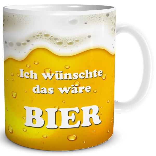 Bier Wunsch, Fun Spruch Tasse 300 ml