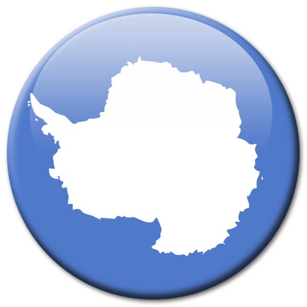 Flagge Antarktis, Magnet 5 cm
