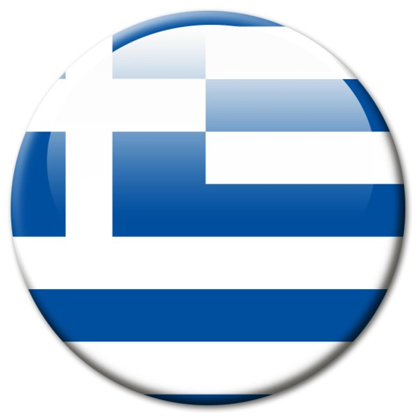 Flagge Griechenland, Magnet 5 cm