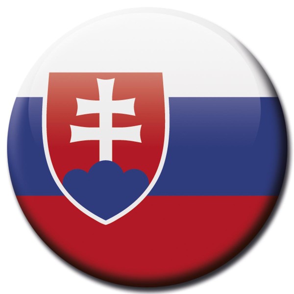 Flagge Slowakei, Magnet 5 cm