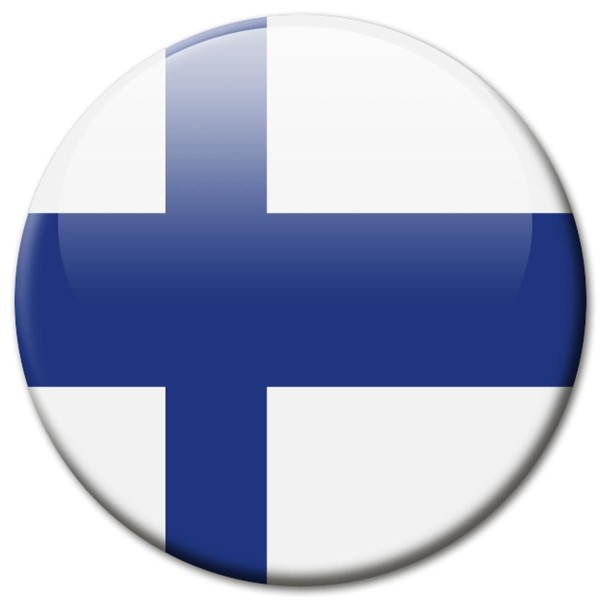 Flagge Finnland, Magnet 5 cm